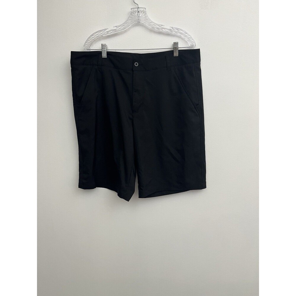 FILA Sport Mens Golf Shorts Size 38 black Flat Front Performance Athletic